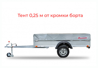 Тент для прицепа Уралец 2013 Н25